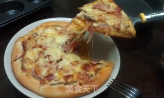 培根肉肠披萨的做法步骤：7