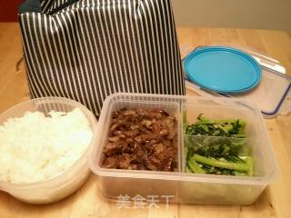 香煎黑椒肥牛+蒜蓉炒蒿子杆肥牛的做法步骤：8