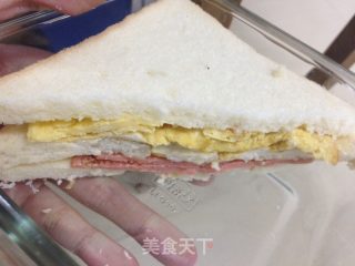 三文治的做法步骤：4