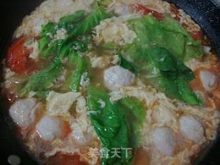 天冷了，来碗暖身汤【鱼圆番茄紫菜汤】的做法步骤：10