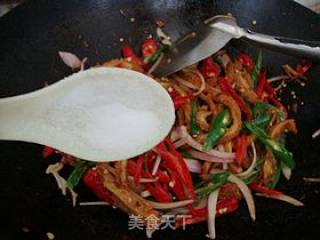 简单家常菜-------【小炒牛肚】的做法步骤：8