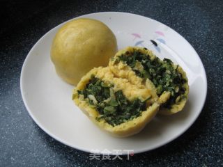 小白菜虾皮菜团子的做法步骤：9