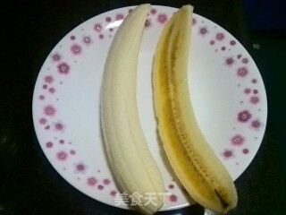 沙拉香蕉船的做法步骤：1