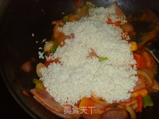 木瓜焗饭的做法步骤：7
