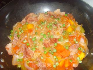 木瓜焗饭的做法步骤：9