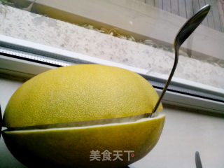 《巧剥柚子》—防止水分流失的做法步骤：3