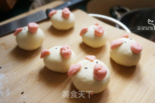 QQ猪馒头的做法步骤：9