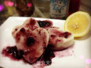 蓝莓山药的做法步骤：4