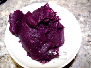 紫金山落雪--极致香浓的紫薯、山芋【双色芋泥】的做法步骤：5