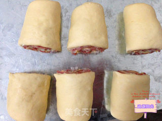 超级爆软芝士培根面包披萨的做法步骤：8