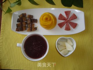 南瓜玫瑰花卷的做法步骤：12