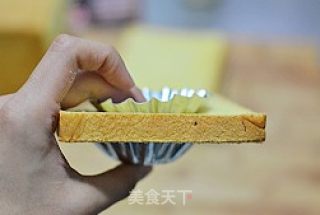 培根吐司挞的做法步骤：2