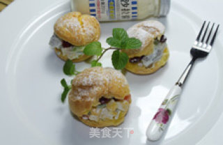 丘比水果沙拉泡芙的做法步骤：21