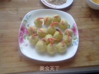 沙拉土豆虾球的做法步骤：6