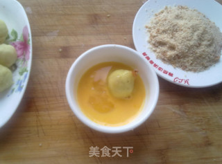 沙拉土豆虾球的做法步骤：7