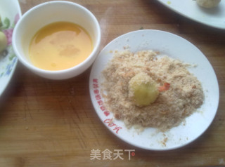 沙拉土豆虾球的做法步骤：8