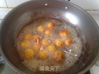 沙拉土豆虾球的做法步骤：10