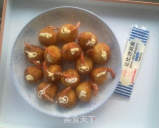 沙拉土豆虾球的做法步骤：11