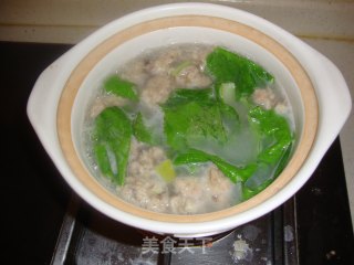 香菇肉丸汤的做法步骤：8