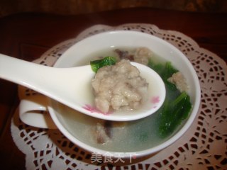香菇肉丸汤的做法步骤：10