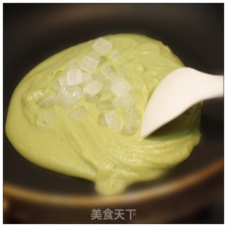 清新美味的甜糕-----蚕豆糕的做法步骤：7