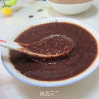 地瓜黑米糊的做法步骤：8