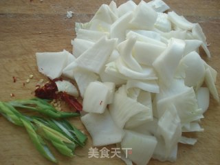 糖醋辣子白的做法步骤：2