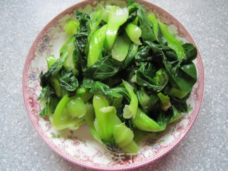 耗油香菇油菜的做法步骤：4