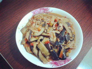 茄子炒肉的做法步骤：6