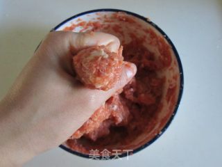 金丝绣球（土豆丝红萝卜肉丸）的做法步骤：6
