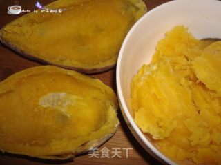 芝士焗红薯的做法步骤：4