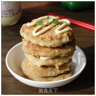美味简单的小饼-----沙拉小肉饼的做法步骤：8
