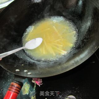 蛋丝豆腐汤的做法步骤：5