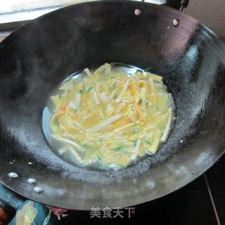 蛋丝豆腐汤的做法步骤：9