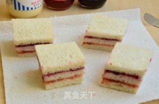 果酱三明治的做法步骤：5