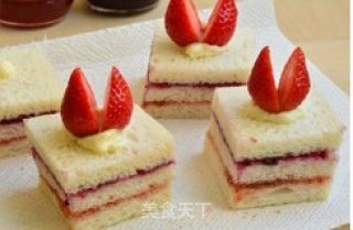 果酱三明治的做法步骤：6