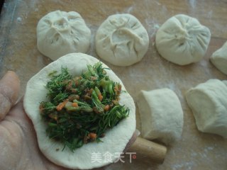 猪肉茴香包子的做法步骤：8
