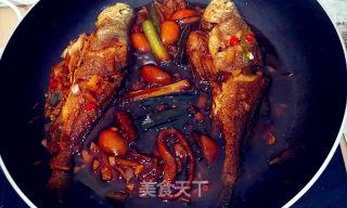 葱烧陈皮小黄鱼的做法步骤：7