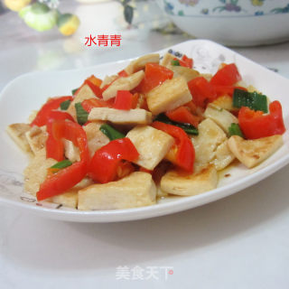 鱼香豆腐丁的做法步骤：8