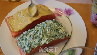 千层酥三文鱼/三文鱼威灵顿  salmon en croute的做法步骤：7