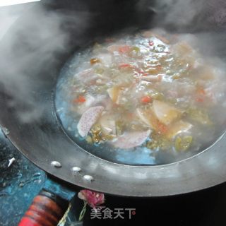 酸辣芋头汤的做法步骤：7