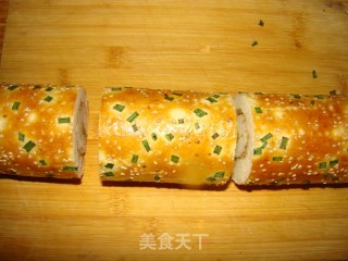 沙拉酱肉松面包卷的做法步骤：12