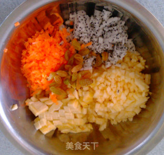 沙拉水果饺子—甜味水饺的做法步骤：1