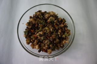 秋葵松菇咸水角的做法步骤：6