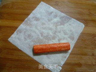 椒盐蟹肉棒的做法步骤：3