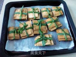 烤箱傣味烤豆腐的做法步骤：6