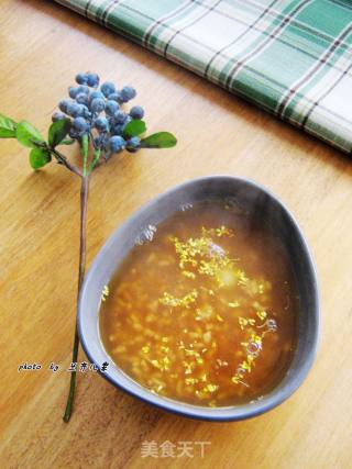 【 桂花米酒小圆子】-----寒冷冬日里的一款温暖且贴心的汤水的做法步骤：7