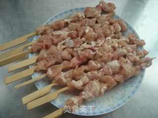 煎鸡肉串的做法步骤：4