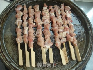 煎鸡肉串的做法步骤：5