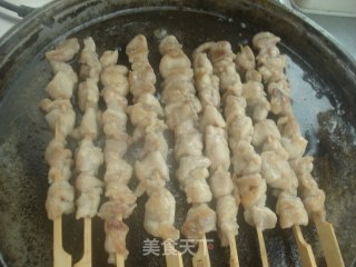 煎鸡肉串的做法步骤：6